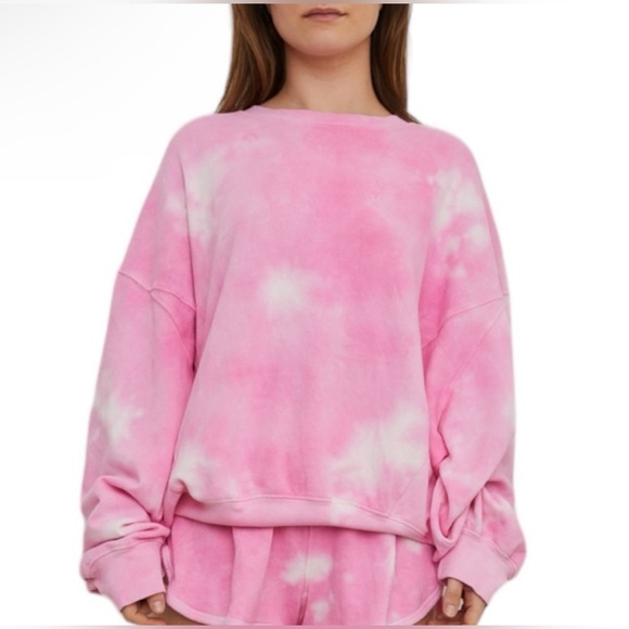 Boutique Medium Pink Tie Dye Sweatshirt. 💗⚡️ - Picture 2 of 5